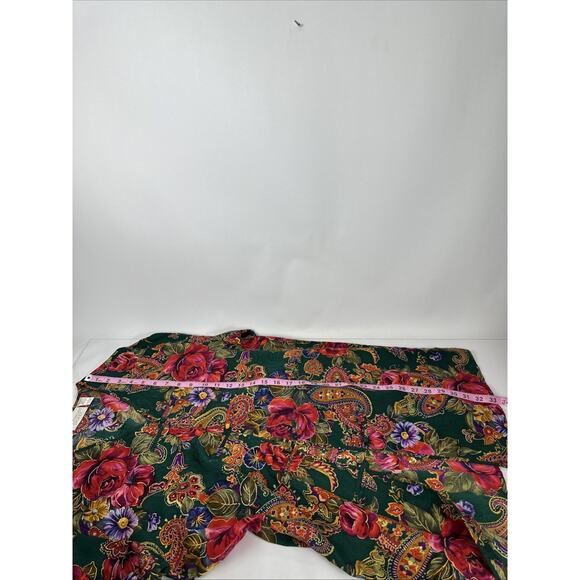 Vintage Victoria Secret Paisley Floral Button Kimono Robe 100% Silk Size Small - Picture 8 of 8